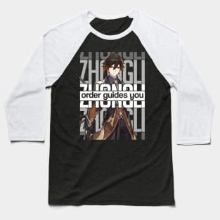 ZHONGLI order guides you Genshin Impact Baseball T-Shirt